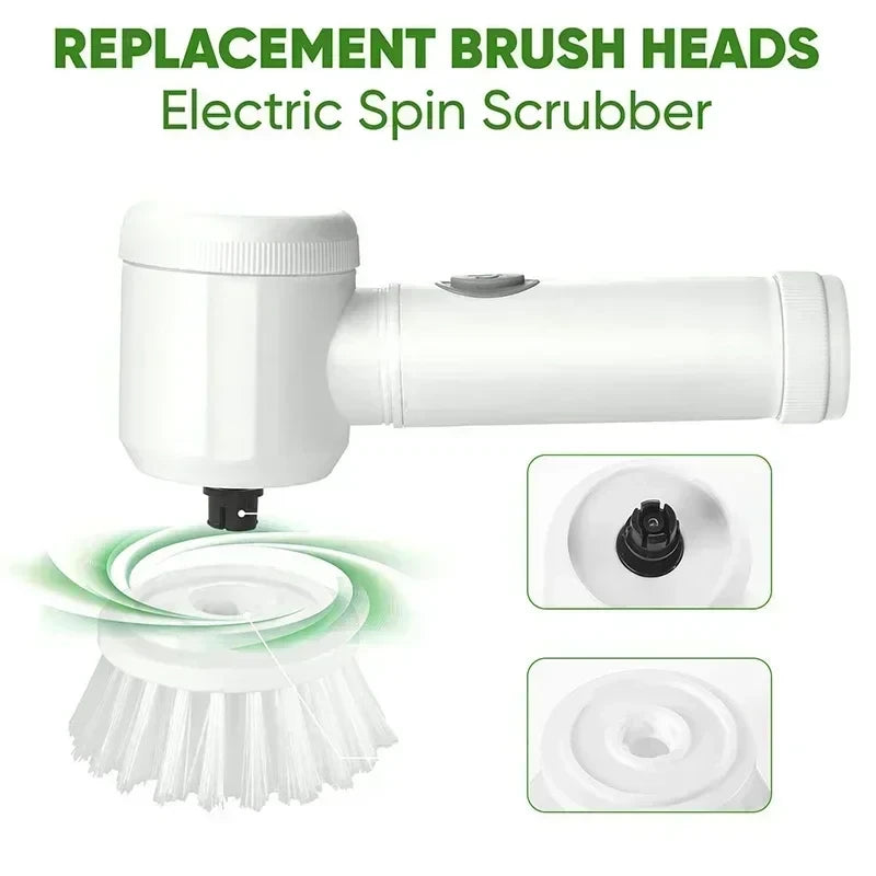 Cordless Spin Scrubber 5 Heads